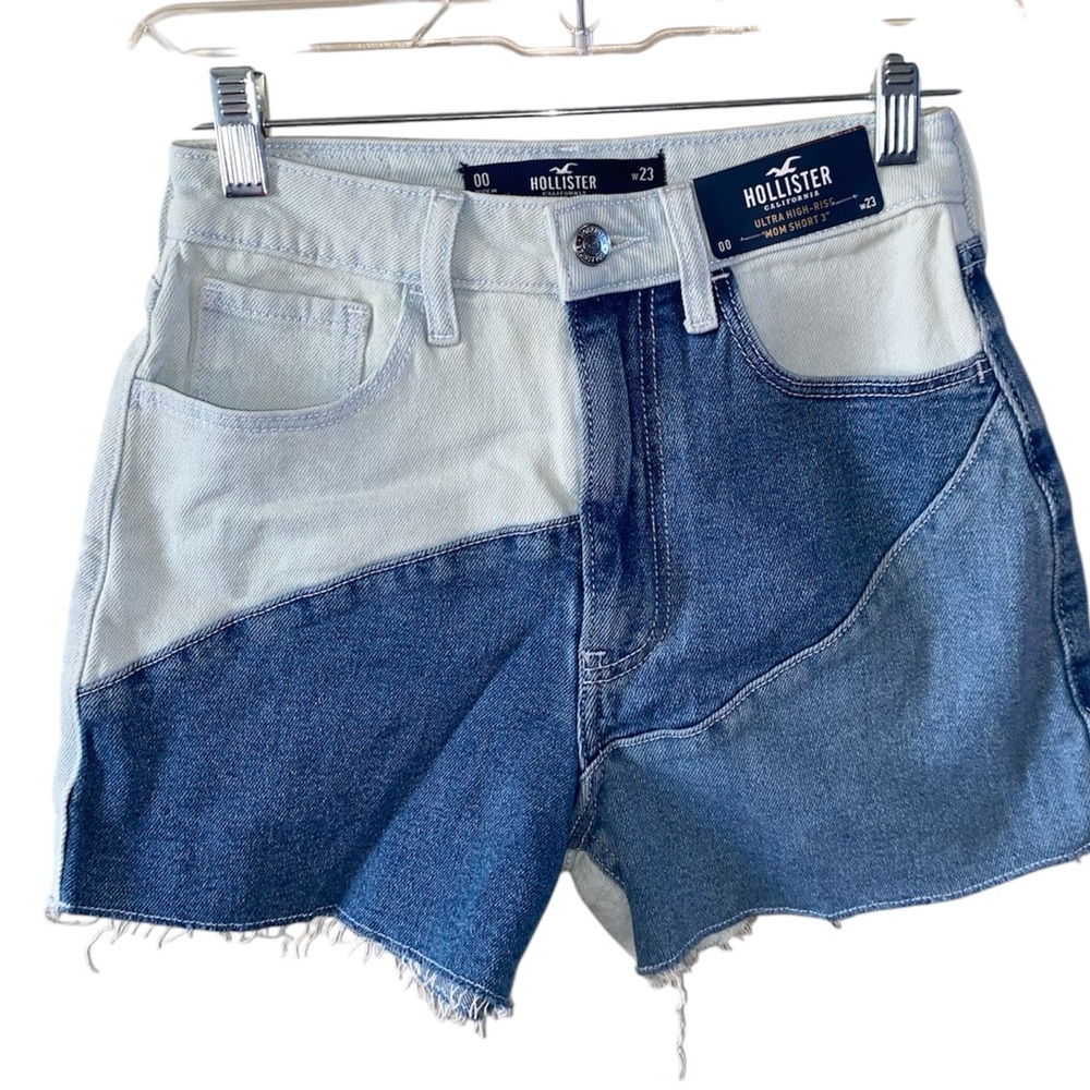 Hollister Women's Two-Tone Denim Shorts